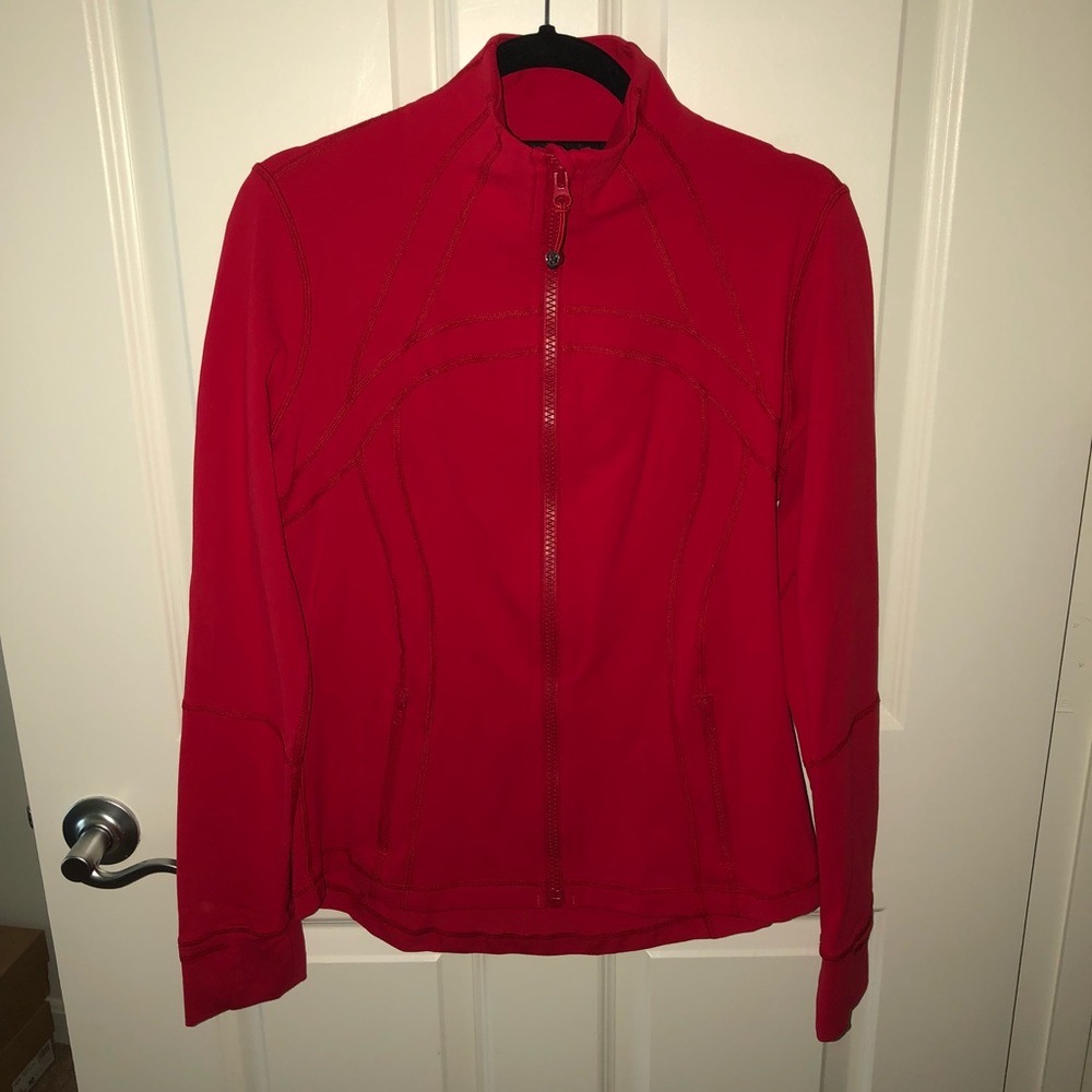 Lululemon Define Jacket Currant Red 12